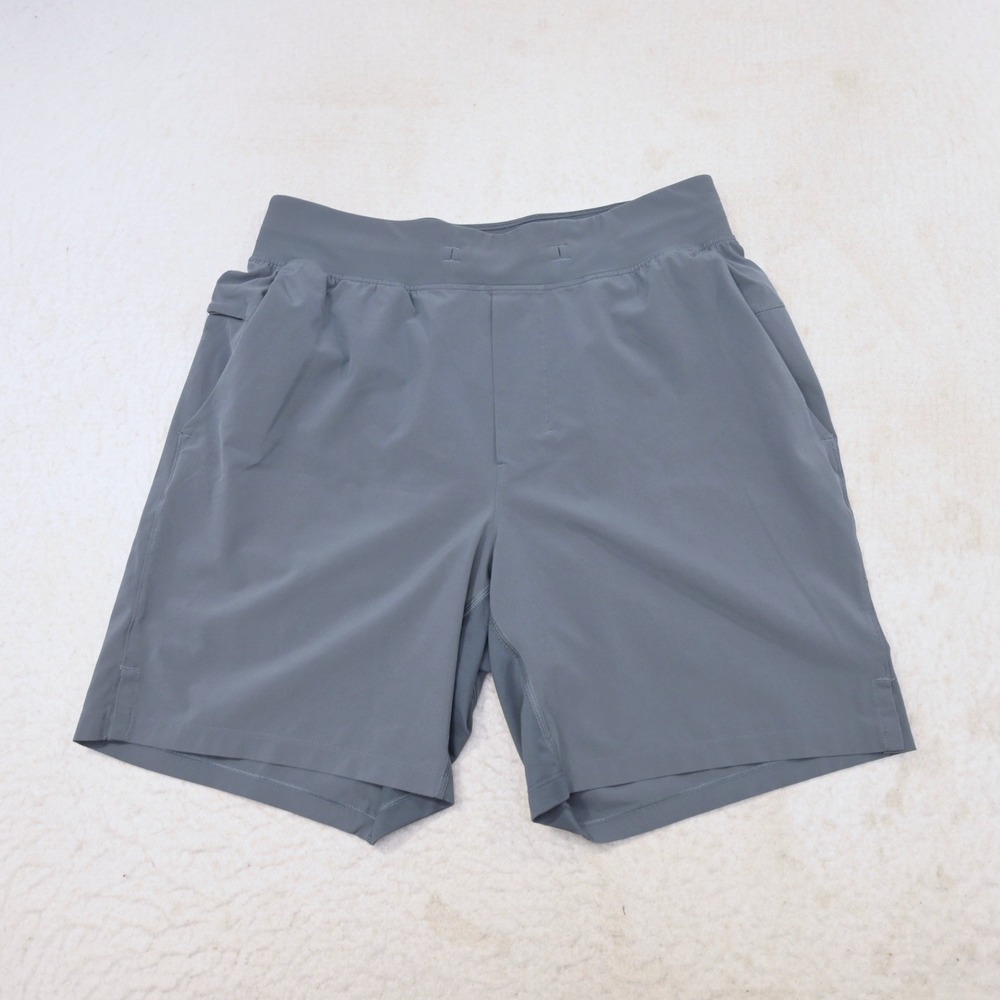 Lululemon Pace Breaker Active Shorts Mens Medium Blue 7" Inseam Lined Running